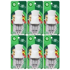 6-Pack Air Wick Scented Oil Air Freshener Plug in Warmer, White