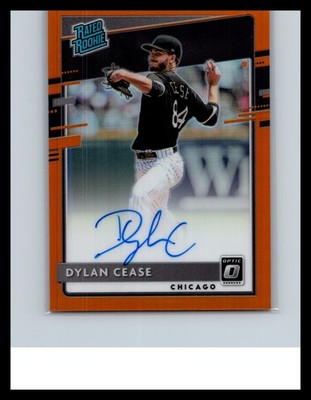2020 Donruss Optic Dylan Cease Rated Rookie Auto Autograph Orange #/99
