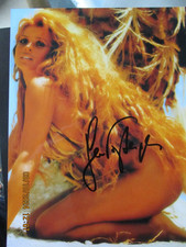 Oryginalny autograf Senta Berger, wielkoformatowy