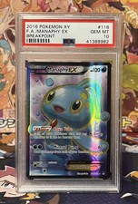 PSA 10 Pokemon Card Manaphy EX Full Art 116/122 BREAKpoint GEM MINT