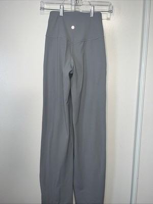 Lululemon Women s High-Rise Align Wide Leg, Gray Yoga Pants Size 0