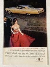 1963 Cadillac 4 Door Hardtop Print Ad First Drive Up 1963 Cadillac 4 Door Hardtop Print Ad First Drive Up