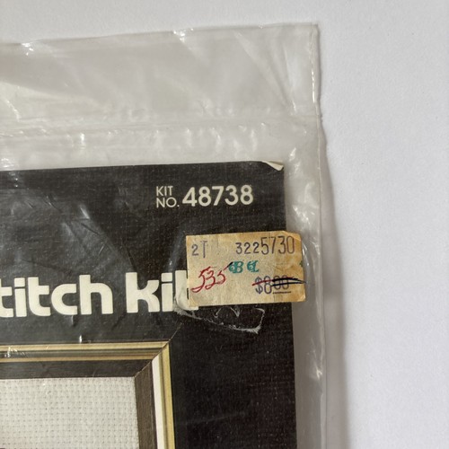 Vintage Bucilla Made In Heaven Counted Cross Stitch Kit 48738 8x10 Little Girl - Picture 4 of 6