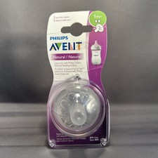 Philips Avent Natural First Flow Nipple, 2 Pack, 1m BRAND NEW, SEALED 