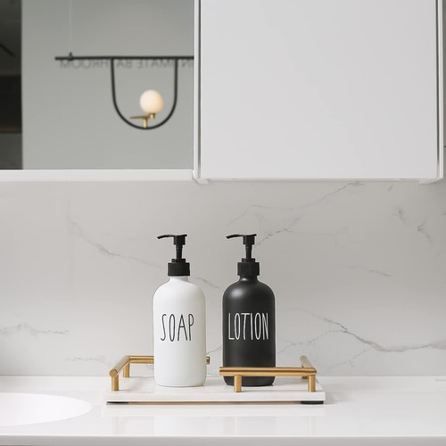 Soap Dispenser Bathroom Set, Contains Hand and Lotion Dispenser, Suitable for... - Picture 3 of 7