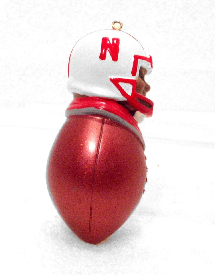 内布拉斯加州康胡斯克斯足球运动员圣诞装饰品非裔美国人 — 第 3/4 张图片