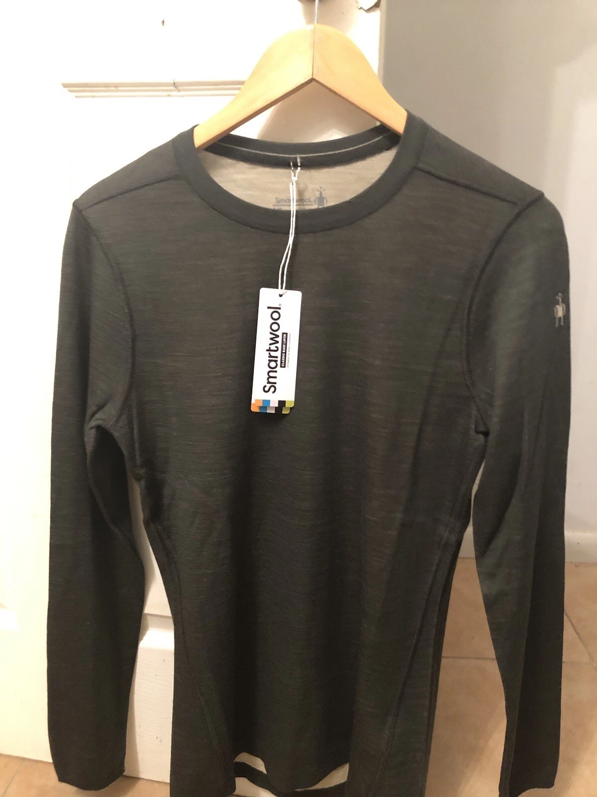 NWT Smartwool Men’s Thermal Classic Merino Wool Base Layer Toasted Coconut S