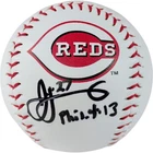 Jake Fraley Signed Rawlings Cincinnati Reds Logo Baseball Exact Proof COA Auto