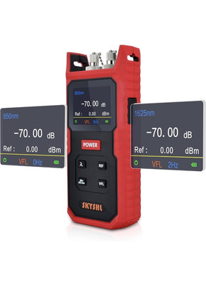 850nm bis 1700nm -70dBm bis +8dBm Glasfaser Leistungsmesser OPM Fasertester