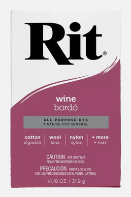 (Wine) - Rit Dye Powder Wine 3-10