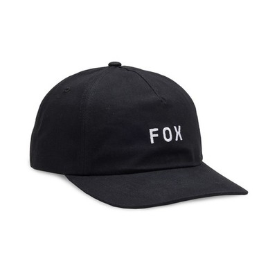 Fox Racing Herren Strapback Curve Peak Cap ~ Wordmark schwarz