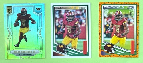 2022 Score Brian Robinson Jr, RC Commanders Lot San Francisco 49ers Alabama - Picture 2 of 2