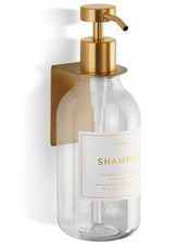 Shower Shampoo Dispenser Wall Mounted   Refillable 16.9 oz Clear Bottle with ...