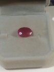 NATURAL EARTH MINED GGL CERTIFIED GEM TESTED HEATED OVAL RED RUBY 6.37 CTS. — photo 2