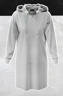 Distra fashion Damen Nickikleid, anschmiegsam, Größen M - XXL, Mint