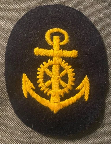 WWII WW2 KRIEGSMARINE WEHRMACHT MILITARY GERMAN NAVY NAVAL RANK RATING PATCH