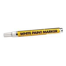 Forney 70818 Quick Drying Oil-Based White Paint Marker for Permanent Marking