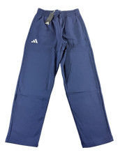 Adidas NEW Navy Blue Fleece Training Joggers Mens M Gym Sweatpants Pants JW6606