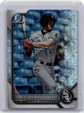 2022 Bowman Draft Chrome Mojo Refractor Colson Montgomery RC Chicago White Sox