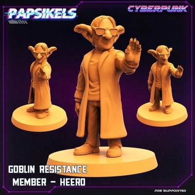 Matrix Goblins Set: Cyberpunk Virtual World 32mm Miniatures for RPG and TTRPG Ga