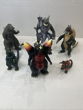 Godzilla Figure Lot Of 6, Med Sm See Pics For Specifics. 1527