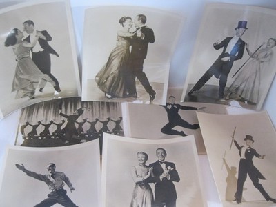 8 Fred Astaire Glossy Photos Hollywood Collectable Photographs + Ginger Rogers