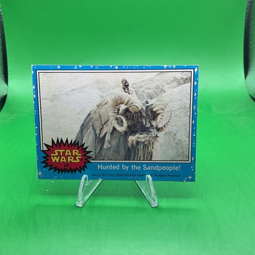 1977 Topps Star Wars #20 Hunted by the Sandpeople! — Raw
