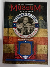 FRANKLIN D. ROOSEVELT 2018 Upper Deck Goodwin Champions Museum Relic #FDR-6