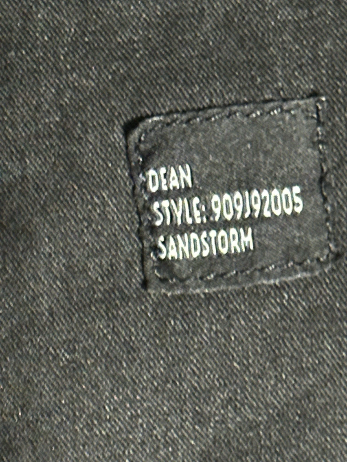 Monfrere Sandstorm Black Acid Wash Denim Jacket Size Small. image 9