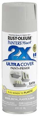 RUST-OLEUM 647-249855 PAINTERS TOUCH ULT CVR2X ENL STONE GRAY SA