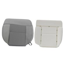 Driver Cloth Bottom  Foam Cushion Seat Cover Gray E Compatible with Ford