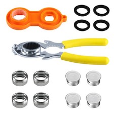 6-Piece Faucet Aerator Removal Wrench Kit - 2 Sink Bubbler Wrenches 4 M24 A...
