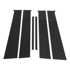 6 Pcs Pillar Window Trim For Nissan Versa Almera Sunny 2010-2019 Black