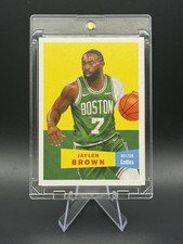 JAYLEN BROWN SSP 2026 Topps Living NBA Yellow Background Variation Celtics NIB