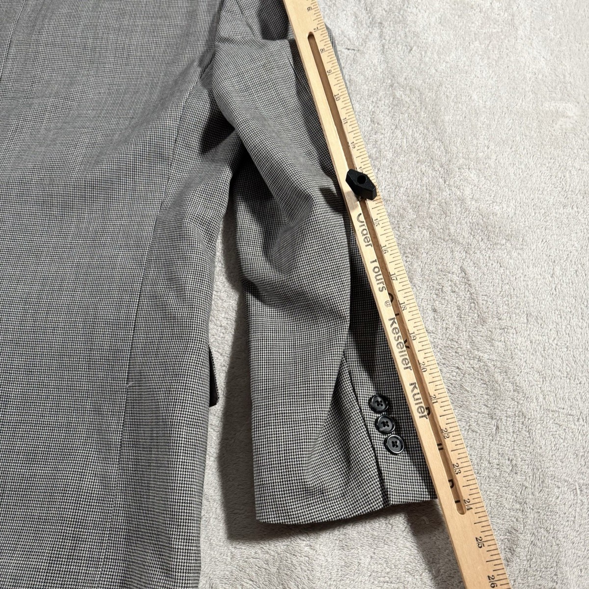 Vintage Givenchy Monsieur Sport Coat Jacket Mens 41S Gray
