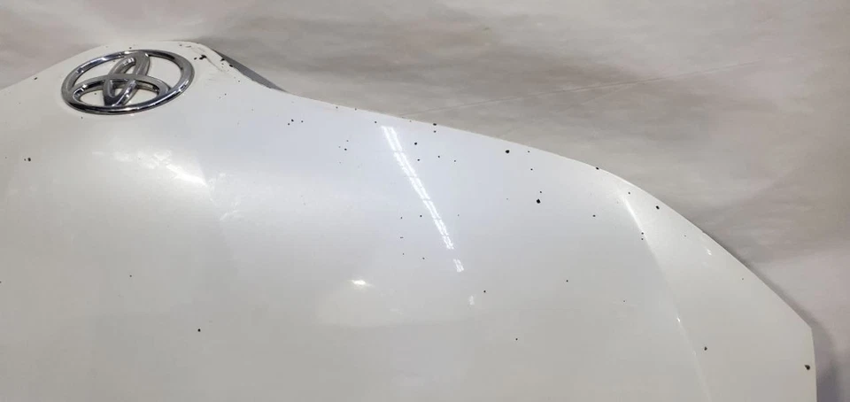 Capó 070 Blizzard blanco perla tiene astillas arañazos OEM 2009 2016 Toyota Venza Foto 3 de 4