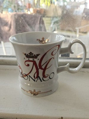 Vintage Monte Carlo Art Factory SAS Le Prince Du Monaco Porcelain Mug 1297