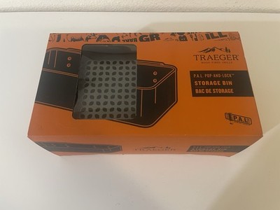 Traeger P.A.L. Pop-and-Lock Storage Bin Grill Snap On Wood Pellet BBQ Seasoning