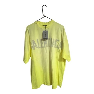 New with tags Balenciaga T-shirt in neon yellow.Size M.