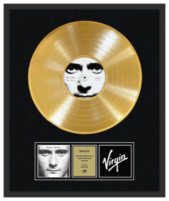 PHIL COLLINS - CD Gold Disc LP Vinyl Record Award - FACE VALUE