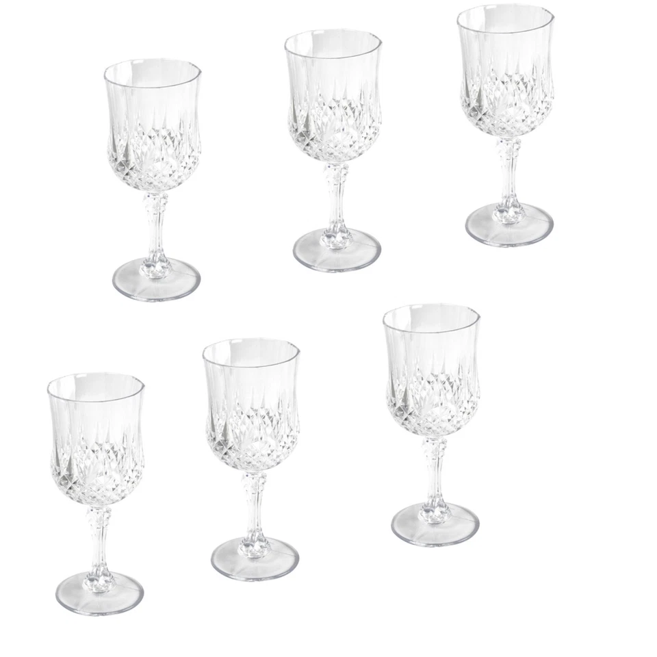 Camping Weinglas - Rotweinglas - Kunststoff Glas Kelch - 200ml - 6er SET 6Stück - Bild 3 von 4