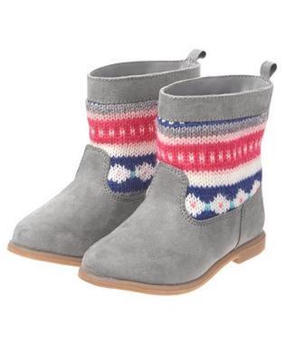 GYMBOREE ENCHANTED WINTER SILBER METALLIC GLITTER BOOTIES 6 7 8 9 NWT