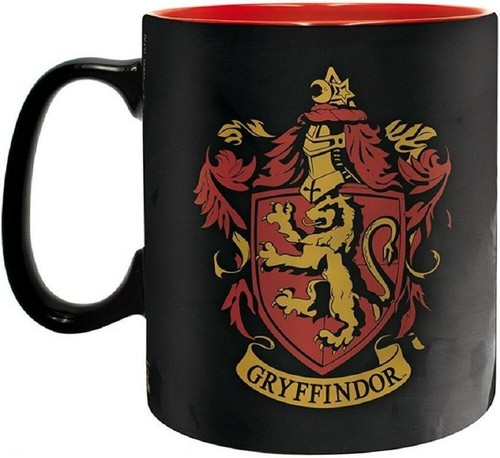 Harry Potter - Keramik Tasse - Harry Hermine Ron - Gryffindor - Wappen Logo - Bild 2 von 3
