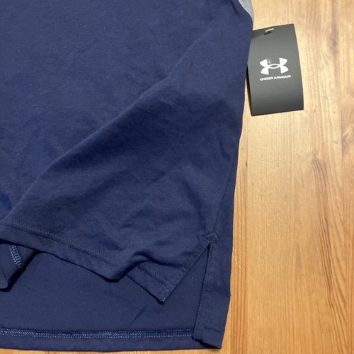 NEW Under Armour Stadium Womens Tank Top Blue -Gray, loose , Sz XS - Picture 2 of 11