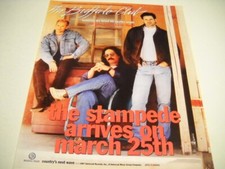 The BUFFALO CLUB The Stampede Arrives On March 25, 1997 original Promo Poster Ad