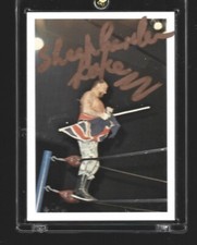 PLEASE READ  01  1988 Signed NWA Wonderama Card Sheep Herder Luke Williams w/COA