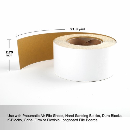 2-3/4 Inch 220 Grit Sandpaper Roll PSA Adhesive Sticky Back Longboard Sandpaper - Picture 4 of 7