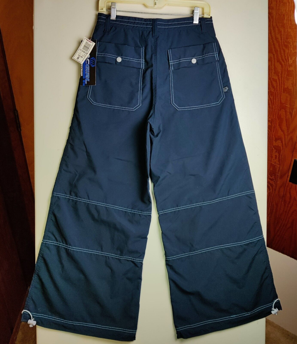 MacGirl Pants Sz 5 Hot Topic MacGear Vintage Wide-Leg Rave Punk