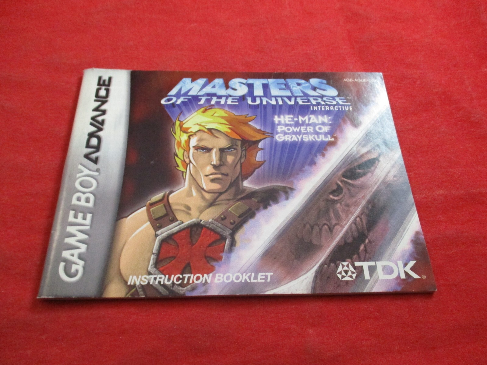 Masters of the Universe He-Man Power Grayskull Game Boy Advance Manual Booklet
