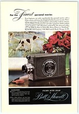 1940s BELL  HOWELL FILMO AUTO LOAD PERSONAL MOVIE CAMERA PRINT AD Z4264